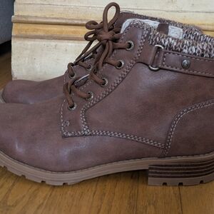 Sporto Brown Ankle Boots